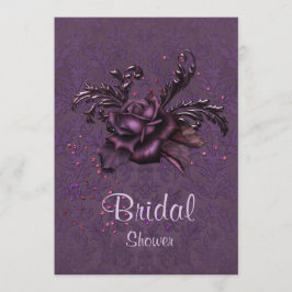 Dark Romance Bridal Dusche Einladung