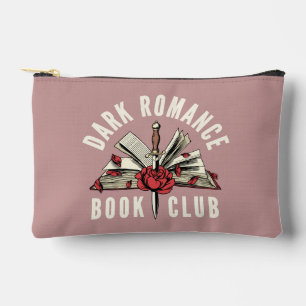 Dark Romance Buchclub Rot floral Rosa Zubehörtasche