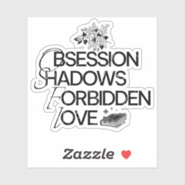 Dark Romance Reader Aufkleber