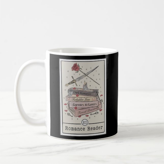 Dark Romance Reader Tarot Card Booklet Smut Reader Kaffeetasse (Links)