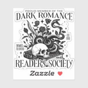 Dark Romance Readers Society Aufkleber