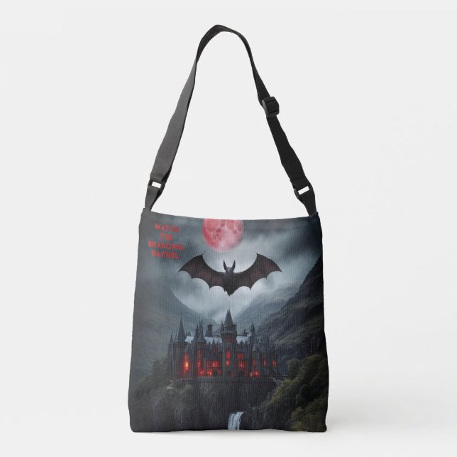 Dark Romance Vampire Book Club Tragetaschen Mit Langen Trägern (Rückseite)