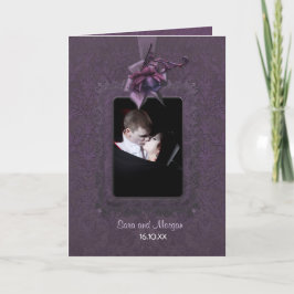 Dark Romance Wedding Einladung