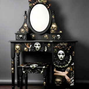 Dark Romantic Decoupage Designs Seidenpapier