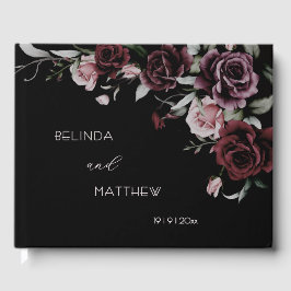 Dark Romantic Roses | Wedding Gästebuch