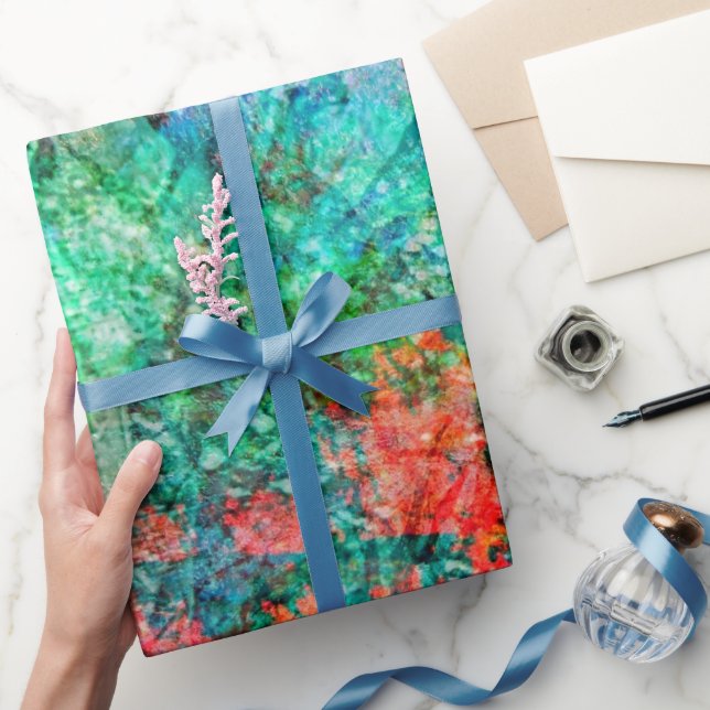 Dark rosy Wrapping Paper,Cozy decorative darkness Geschenkpapier (Schenken)