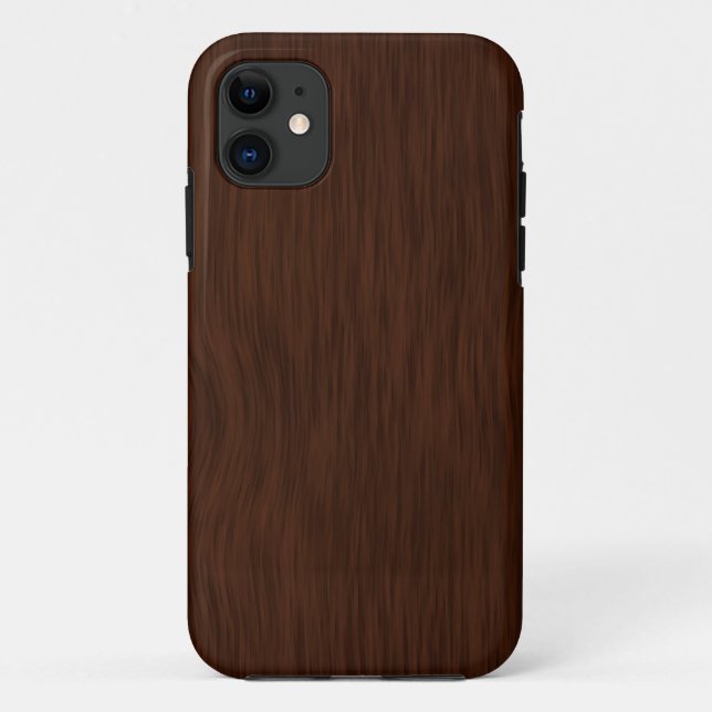 Dark Rough Wood Grain Background Case-Mate iPhone Hülle (Rückseite)