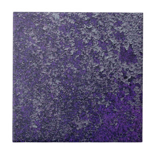 Dark Royal Lila Rusted Metal Textur Abstrakt Fliese