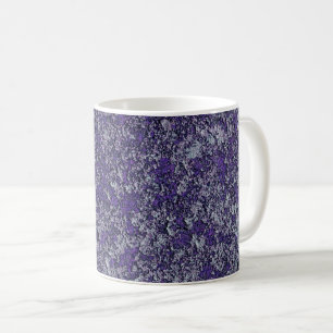 Dark Royal Lila Rusted Metal Textur Abstrakt Kaffeetasse