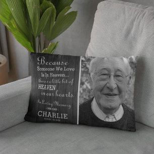 Dark Rustic Family Memorial Angebot & Foto Dekokissen