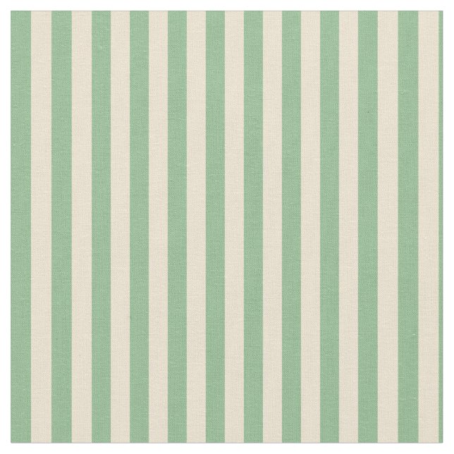 Dark Sea Green & Beige Muster Stoff (Nahaufnahme)