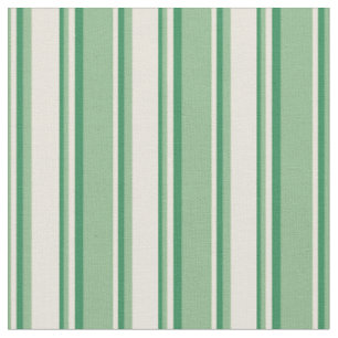 Dark Sea Green, Beige & Sea Green Colos Muster Stoff