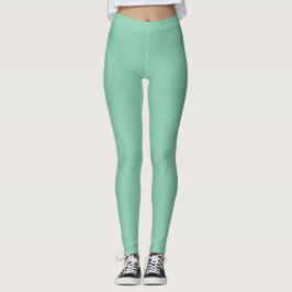 "Dark Sea Green" Mandala Leggings