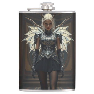 Dark Seraphim Queen – Fantasy Gothic Warrior Angel Flachmann