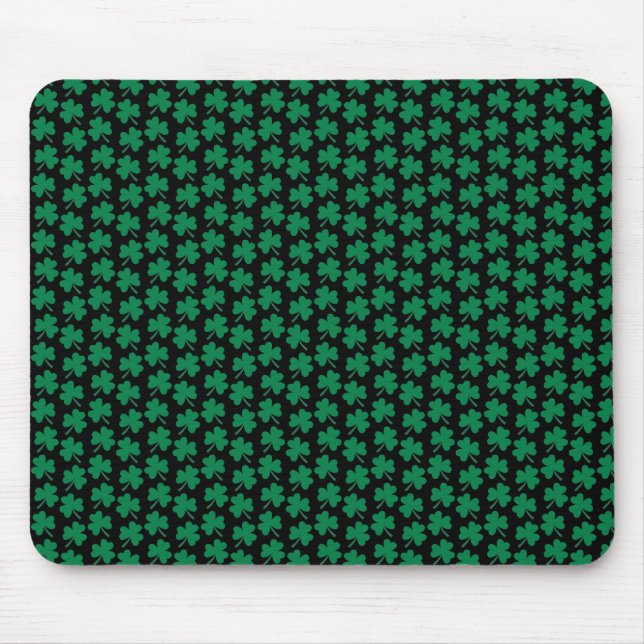 Dark Shamrocks Black Mousepad (Vorne)