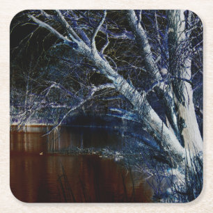 Dark Side 7 Coaster Rechteckiger Pappuntersetzer