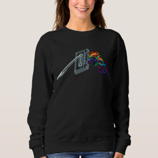 Dark Side Of The Tape  Music Reference Mixtape Mus Sweatshirt