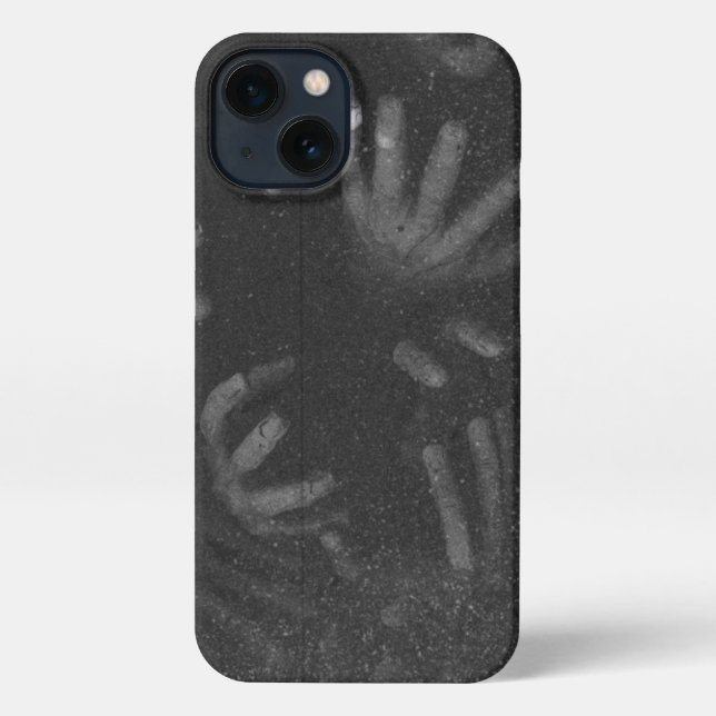 Dark Simple Slime iPhone 13 Case iPhone Hülle (Rückseite)