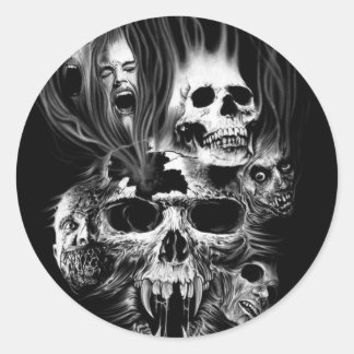 Dark Skull Stickers