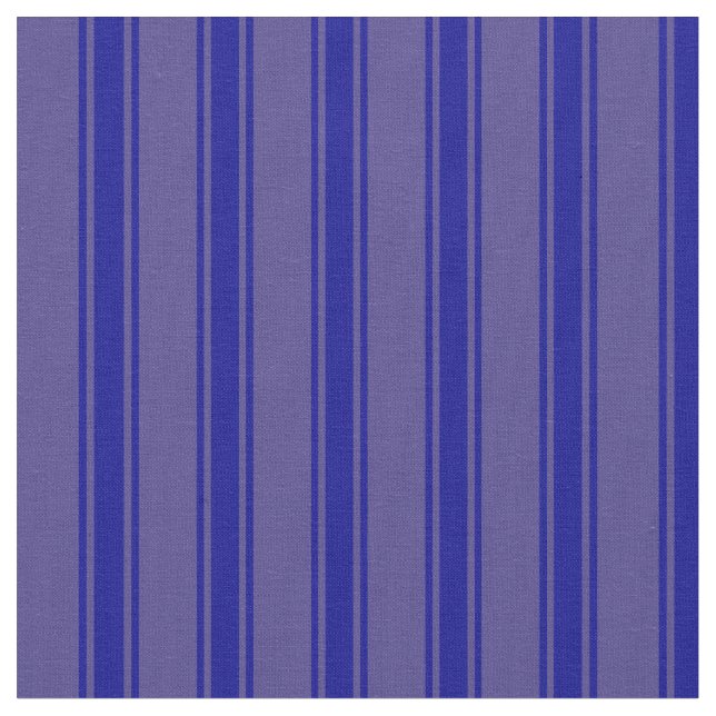 Dark Slate Blue & Dark Blue Colos Muster Stoff (Nahaufnahme)