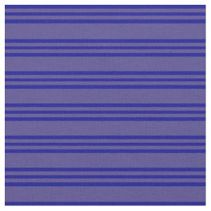 Dark Slate Blue und Dark Blue Streifen Stoff