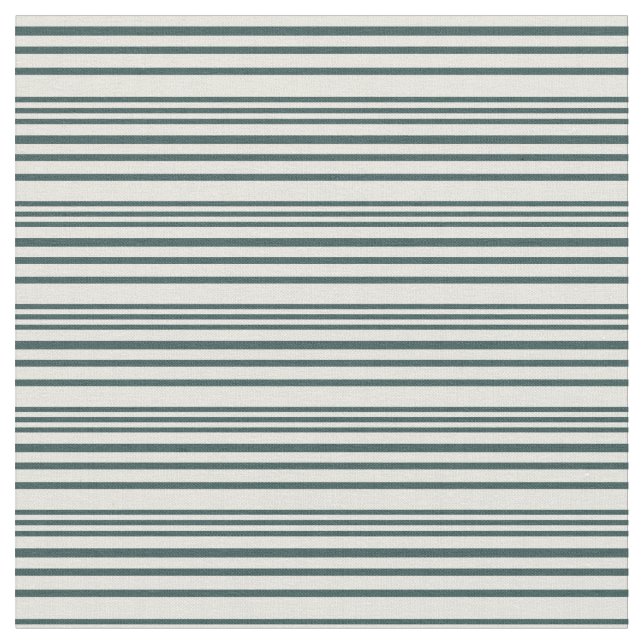 Dark Slate Grau & Beige Muster Stoff (Nahaufnahme)