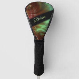 Dark Smudge Fraktal Name Golf Headcover