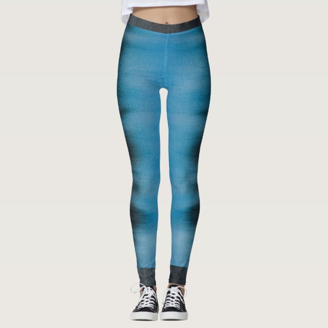 Dark Smudge-Gefärbte Krawatte Leggings (Vorderseite)