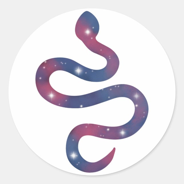 Dark Snake Starscape Sticker (Vorderseite)
