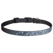 Dark Steel Blue Stars Hundehalsband