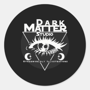 Dark Studio Offizielle Logo-Aufkleber Runder Aufkleber