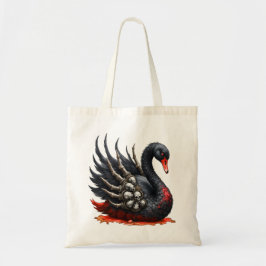 Dark Swan of Bones – Gothic Elegance Tragetasche