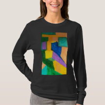 Dark T - Shirt abstrakt