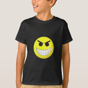 Dark T Shirt w Gesicht