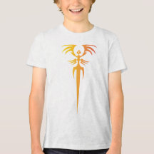Dark Tribal Phoenix Emblem – Mythic Symbol