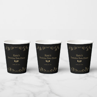 Dark Viktorianisch Gothic Halloween Kinderdusche Pappbecher