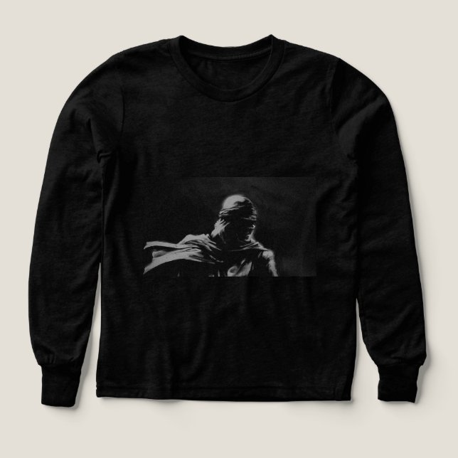 Dark Warrior Shadow Sweatshirt | Minimalistischer  (Design Vorderseite)