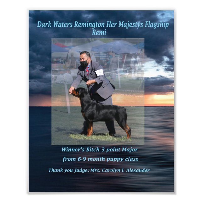Dark Waters Remington Ihre Majestät Fotodruck (Vorne)