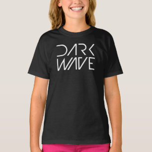 Dark Wave geometrisches Design T-Shirt