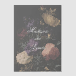 Dark Wedding Romantic Moody Blume Malerei