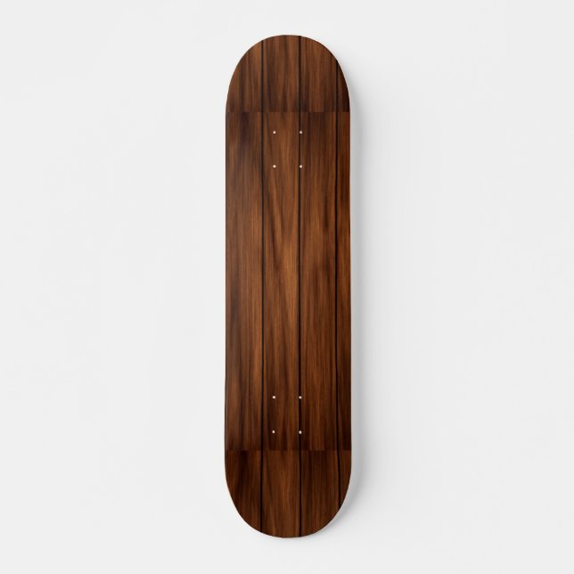 Dark Wood Skateboard (Vorne)