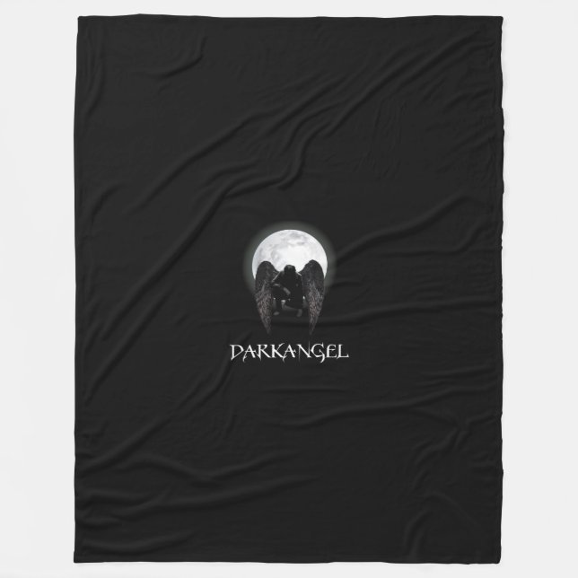 DarkAngel Logo Fleece-Blanken Fleecedecke (Vorderseite)