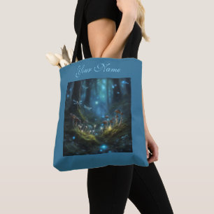DarkCottageCore Verzauberter Wald Pilze Moos Tasche