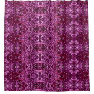 Darker Cabbage Ikat 3 Duschvorhang