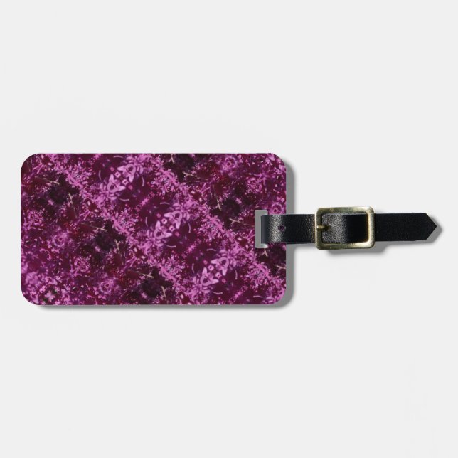 Darker Cabbage Ikat Too Gepäckanhänger (Vorderseite horizontal)