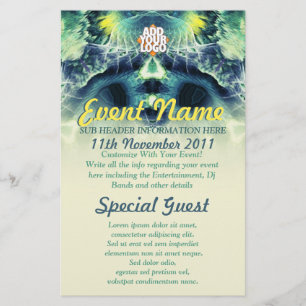 DarkEyez Fractal Art Custom Event Flyer