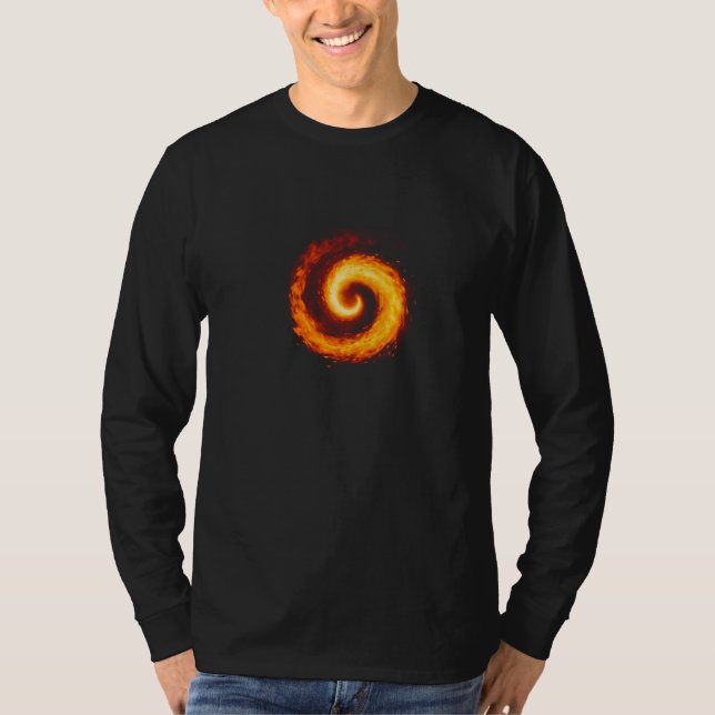 Darkfall ruchlose Kriegs-Spiralen-grundlegende T-Shirt (Vorderseite)