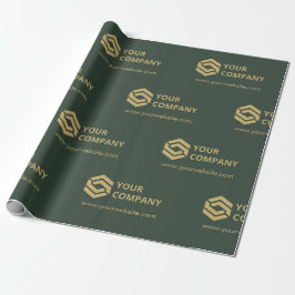 DarkGreen-Markenlogos für Werbezwecke Geschenkpapier