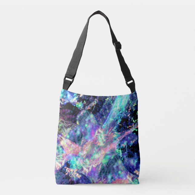 darkness and light, dark opal tragetaschen mit langen trägern (Vorderseite)