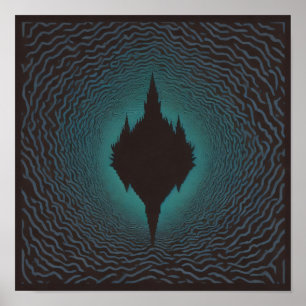 Darkness Mirrored Poster